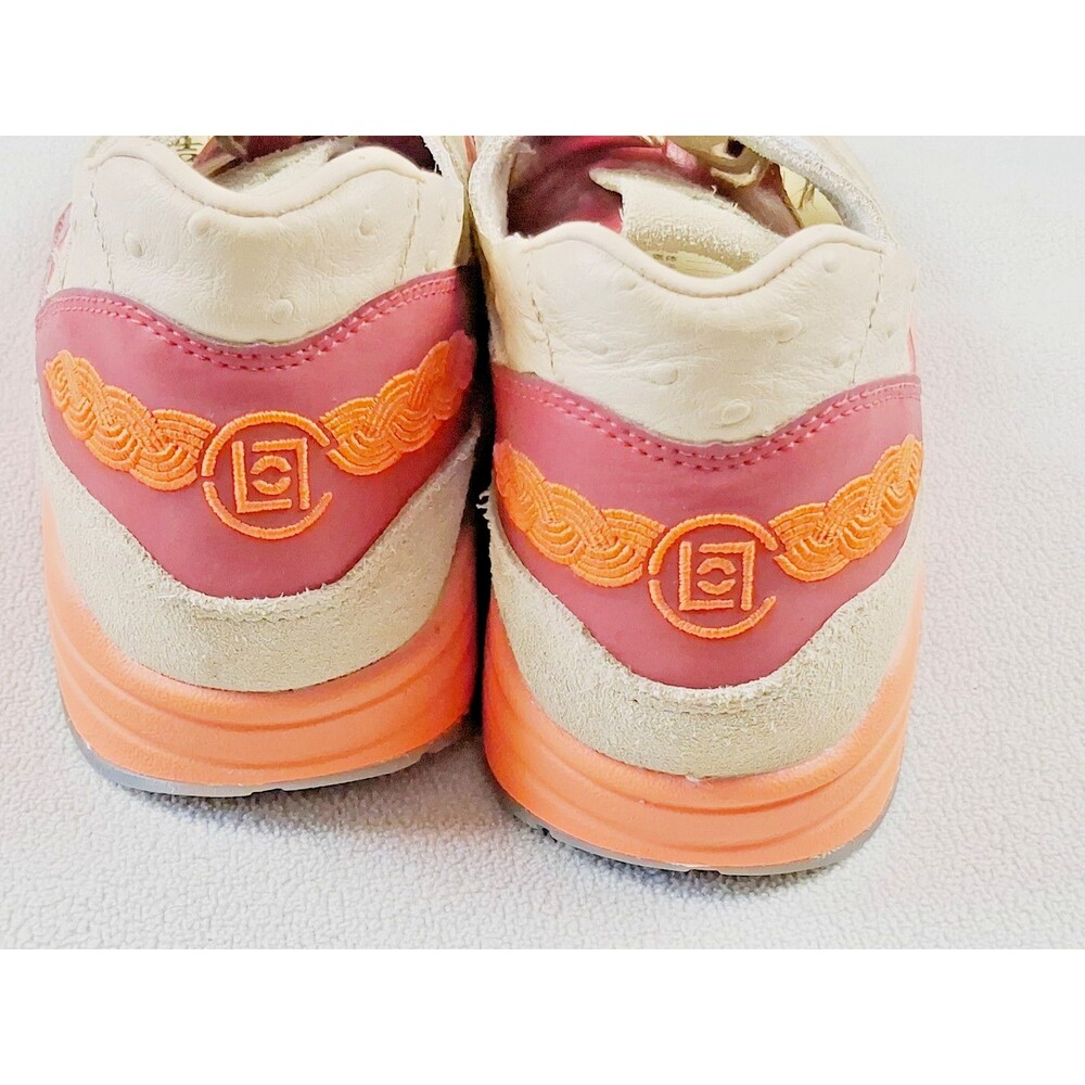 Nike Air Max 1 LX Women’s Sneakers Sail Pink Orange Multicolor Size 10 - Picture 4 of 9